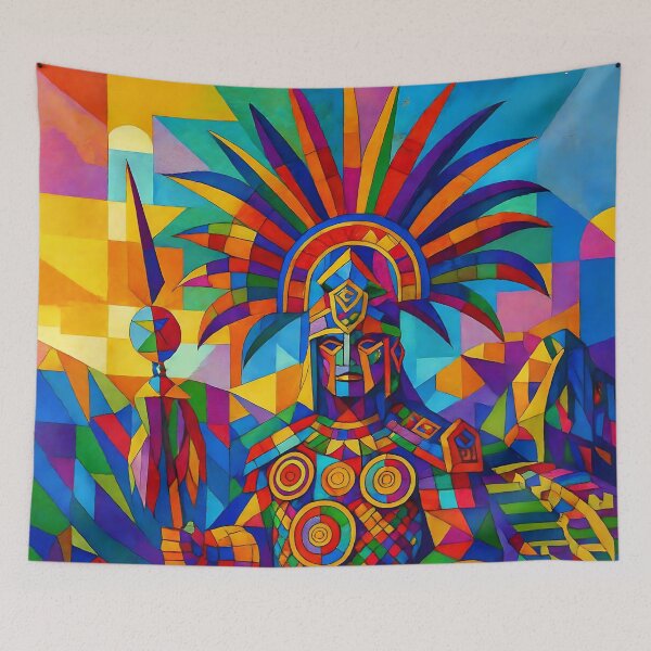 Item preview, Inca Empire Warrior – Machu Picchu Art designed and sold by EASNFTCOL.