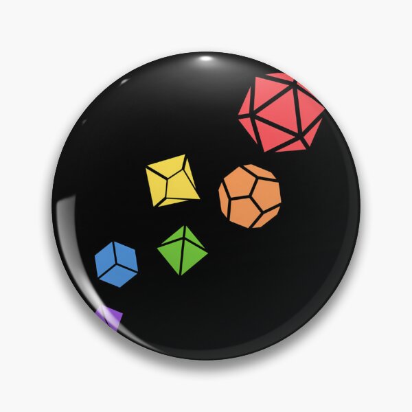 Item preview, Polyhedral Dice Set Rainbow Tabletop Rpg designed and sold by nicu6789.