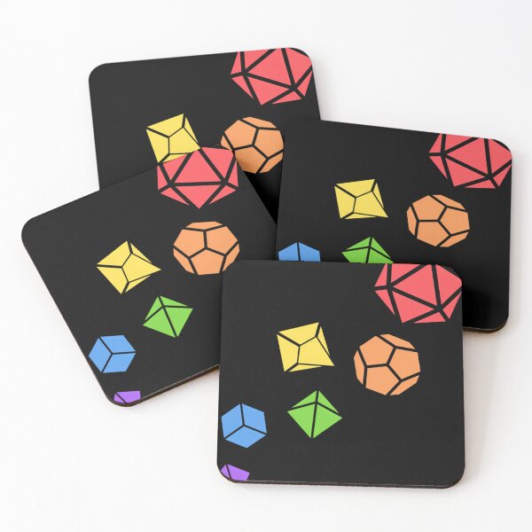 Item preview, Polyhedral Dice Set Rainbow Tabletop Rpg designed and sold by nicu6789.