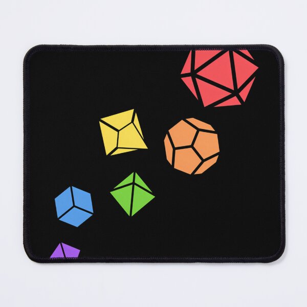 Item preview, Polyhedral Dice Set Rainbow Tabletop Rpg designed and sold by nicu6789.