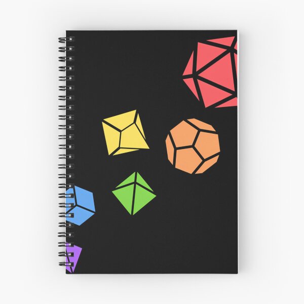 Item preview, Polyhedral Dice Set Rainbow Tabletop Rpg designed and sold by nicu6789.