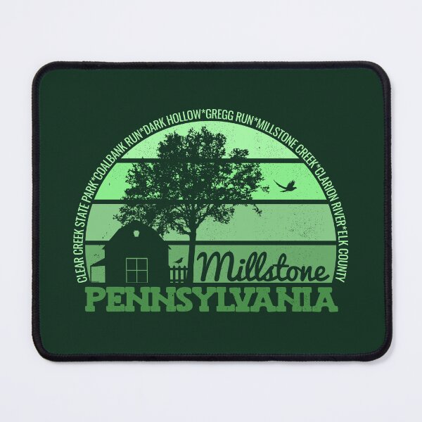 Item preview, Millstone Pennsylvania Sunset Retro Vintage Local Pride Logo designed and sold by CRHPOD20.