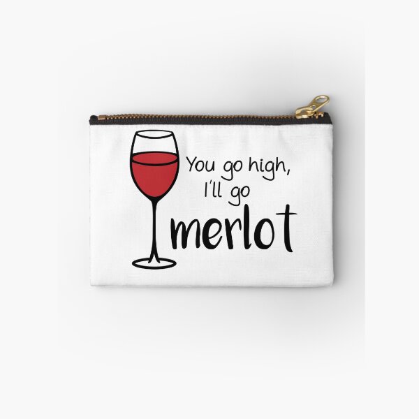 Item preview, You Go High I'll Go Merlot - Wine Pun - Wine Humor - Wine Joke - Funny Wine Art designed and sold by yayandrea.