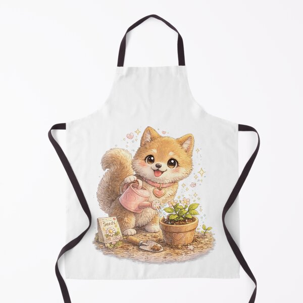 Artikelvorschau, Plantifa Welpe – Kawaii Shiba Inu Pflanzenliebhaber gießt niedliche Zimmerpflanze entworfen und verkauft von Paws-nd-Prints.