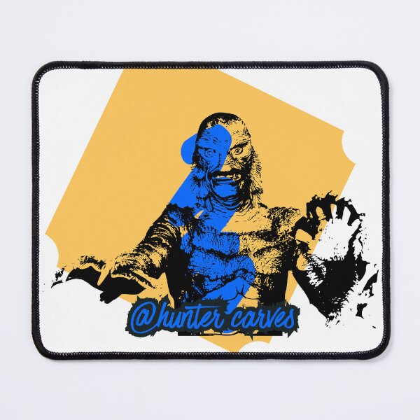 Item preview, Creature from the Black Lagoon with hunter carves Branding designed and sold by hunter carves.