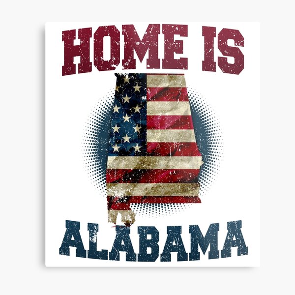 Item preview, home is alabama USA map bama gift unique fans designed and sold by djpraxis.