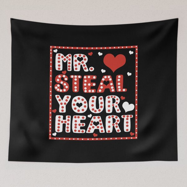 Item preview, Mr. Steal Your Heart Valentine’s Day Shirt – Cute Boys Valentine Tee designed and sold by LashondaGreen89.