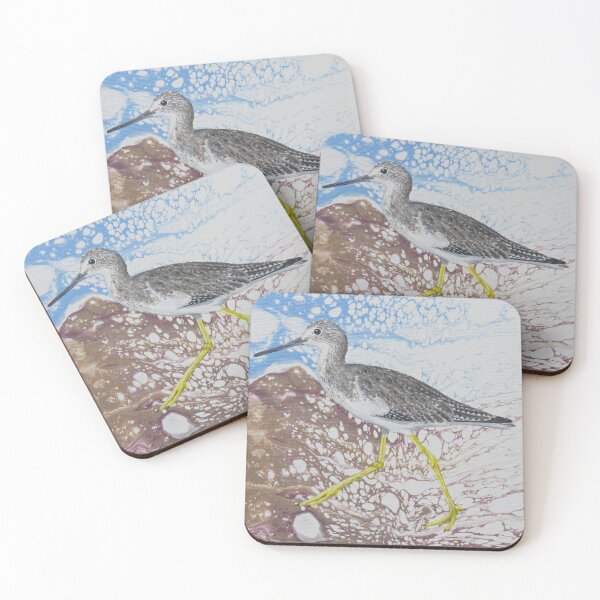 Item preview, Striding Greater Yellowlegs designed and sold by Magpie's Miscellany.
