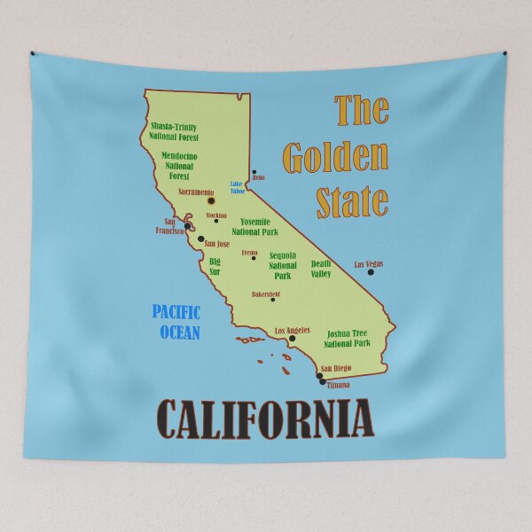 Item preview, California State Map designed and sold by Beery.