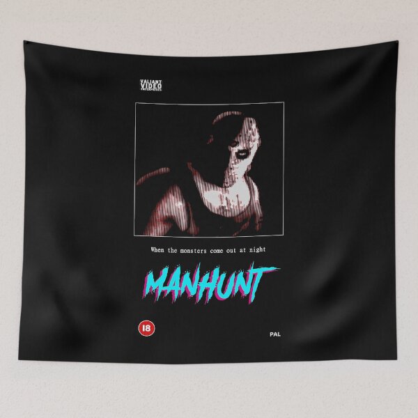 Item preview, Manhunt Vhs Movie Cover designed and sold by rzkisyarip.