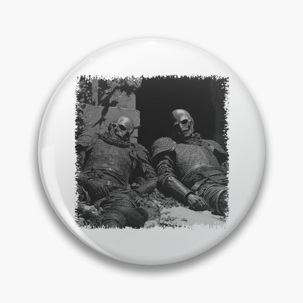 Item preview, Fallen Skeleton Knights – Dark Fantasy Medieval Horror Art designed and sold by inkoutninja.