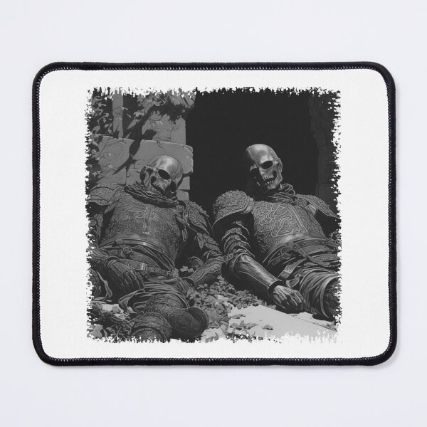 Item preview, Fallen Skeleton Knights – Dark Fantasy Medieval Horror Art designed and sold by inkoutninja.
