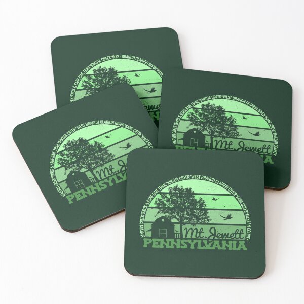 Item preview, Mt. Jewette Pennsylvania Sunset Retro Vintage Local Pride Logo designed and sold by CRHPOD20.