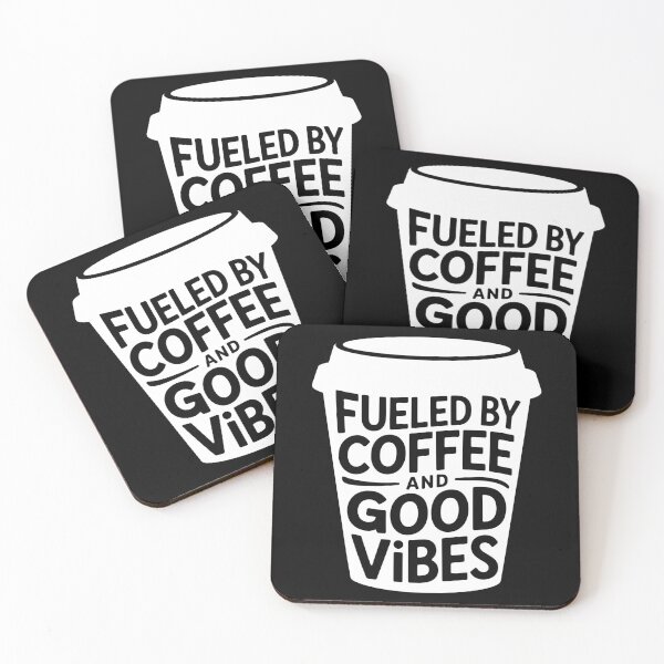 Item preview, Fueled by Coffee and Good Vibes designed and sold by theartfulaspie.
