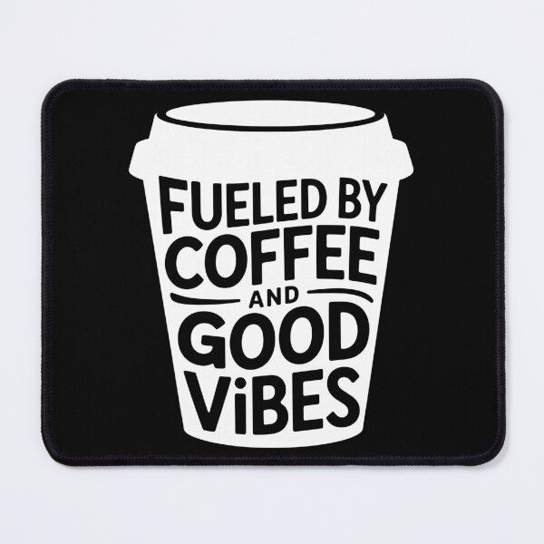 Item preview, Fueled by Coffee and Good Vibes designed and sold by theartfulaspie.