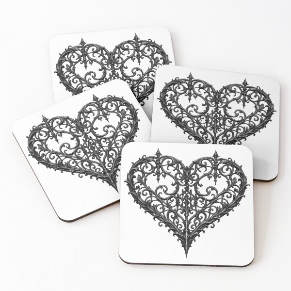 Item preview, Heart Form Executed in Black Wrought Iron designed and sold by Mouraludia.