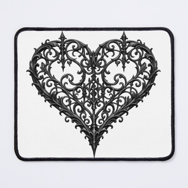 Item preview, Heart Form Executed in Black Wrought Iron designed and sold by Mouraludia.