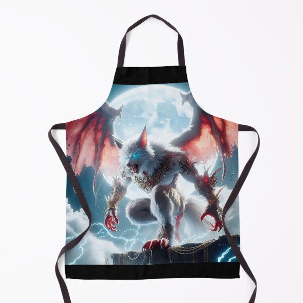 Item preview, White Dragon Wolf designed and sold by GalleryBrisArt.