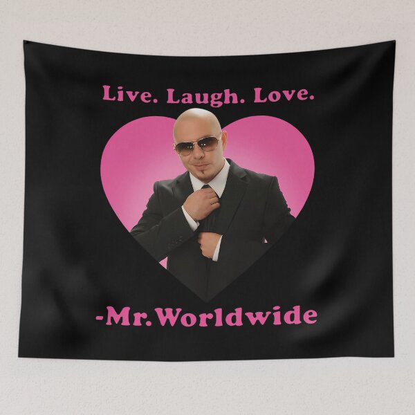 Item preview, Live Laugh Love Pitbulls Mr. Worldwide designed and sold by JoseGuerra.