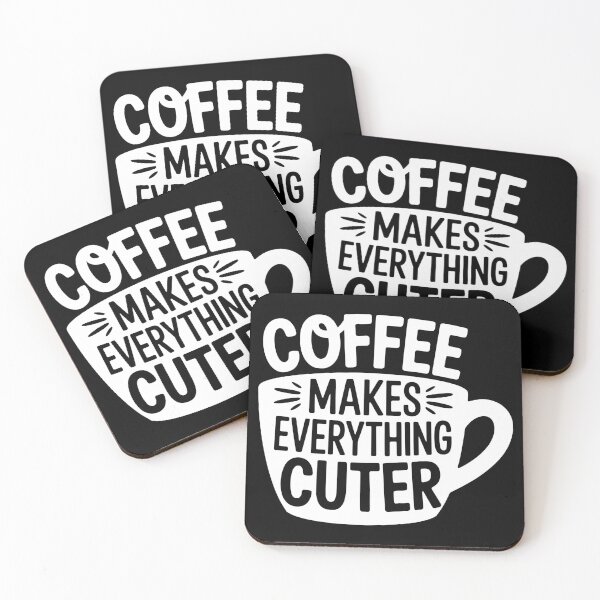 Item preview, Coffee Makes Everything Cuter designed and sold by theartfulaspie.