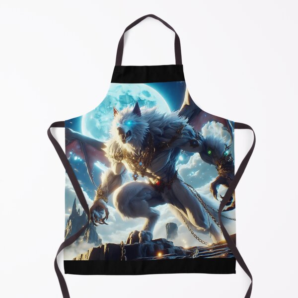 Item preview, White Dragon Wolf designed and sold by GalleryBrisArt.