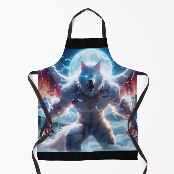 Item preview, White Dragon Wolf designed and sold by GalleryBrisArt.