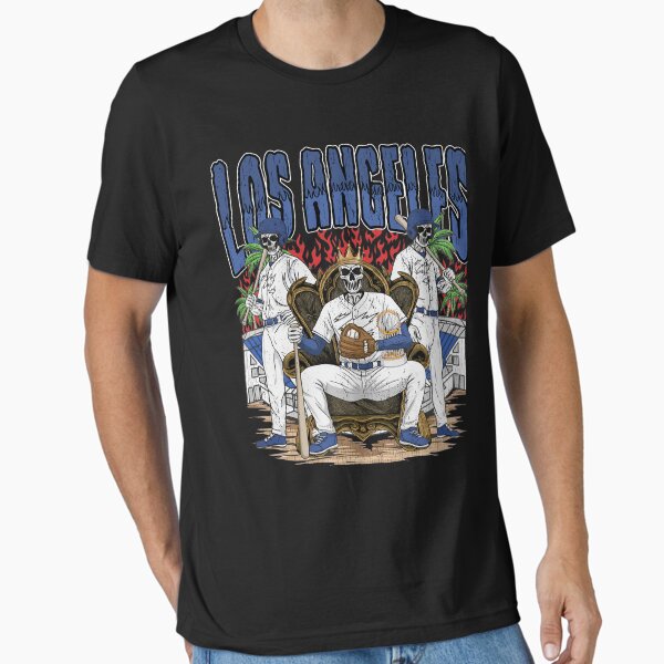 Los Angeles Baseball Skull Essential T-Shirt