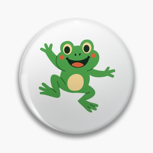 Item preview, Excited frog , Funny Frog Sticker ,Screaming Froggy  designed and sold by ELK20.