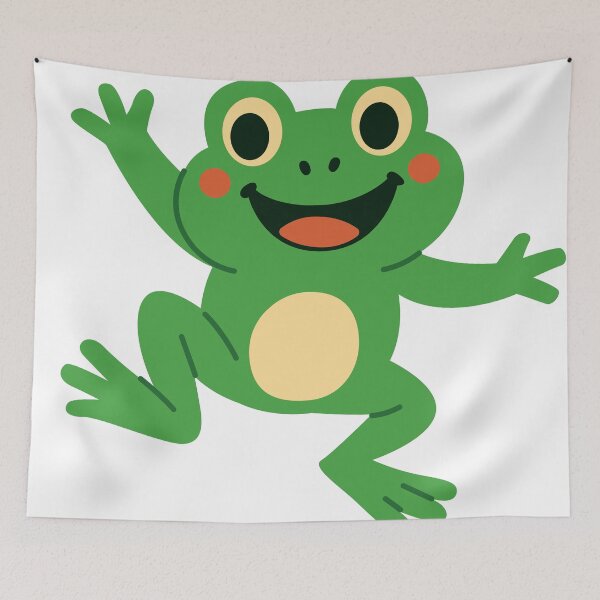 Item preview, Excited frog , Funny Frog Sticker ,Screaming Froggy  designed and sold by ELK20.
