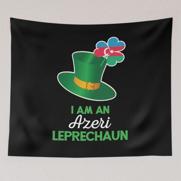 Item preview, Azeri St Patricks Day Leprechaun designed and sold by countryflags.