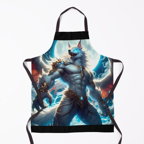 Item preview, White Dragon Wolf designed and sold by GalleryBrisArt.
