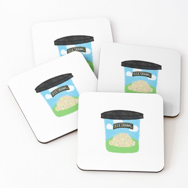 Item preview, Pint of vanilla ice cream with sprinkles designed and sold by spacey-kaceyy.