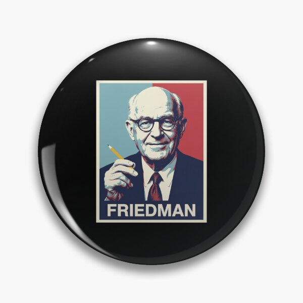 Item preview, Milton Friedman I Pencil Economics Hope Style Art designed and sold by DamianRoy88.