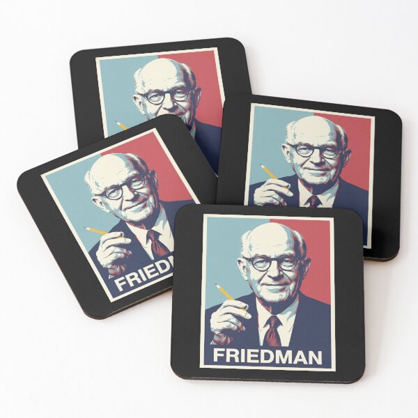 Item preview, Milton Friedman I Pencil Economics Hope Style Art designed and sold by DamianRoy88.