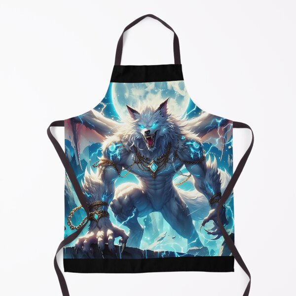 Item preview, White Dragon Wolf designed and sold by GalleryBrisArt.