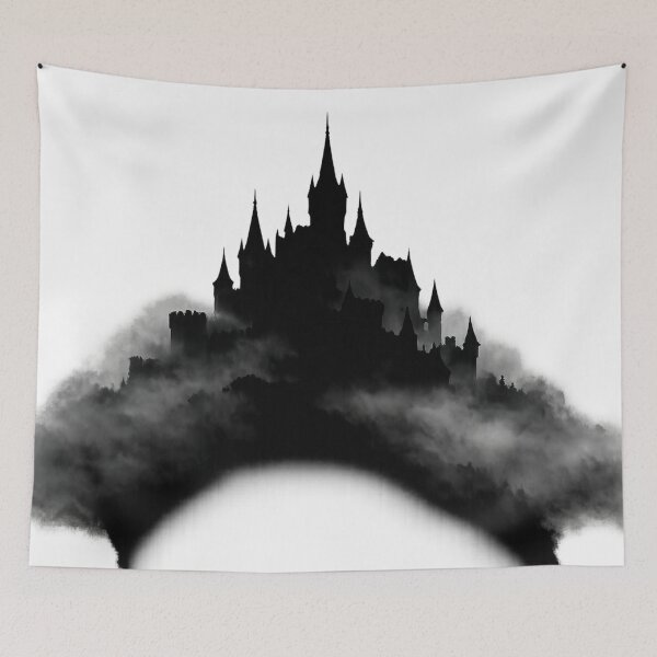 Item preview, Fortified Structure Rendered Only as Shadow and Vapour designed and sold by Mouraludia.