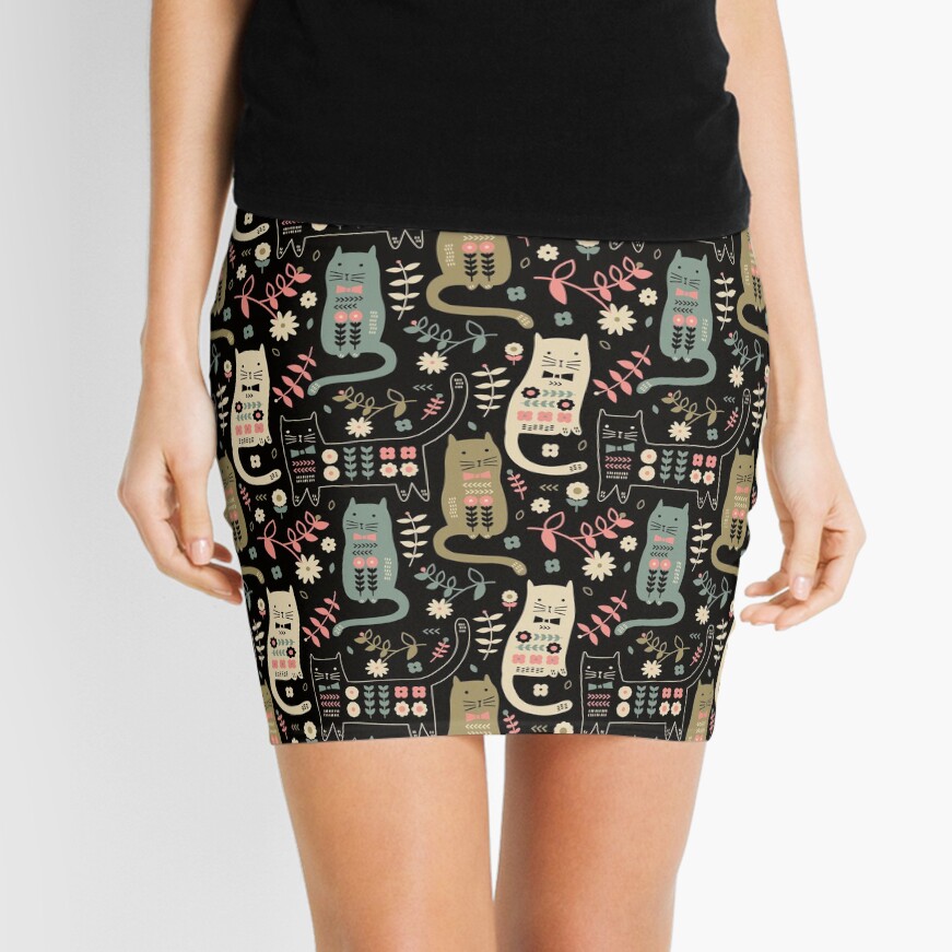 Cat Folk Mini Skirt