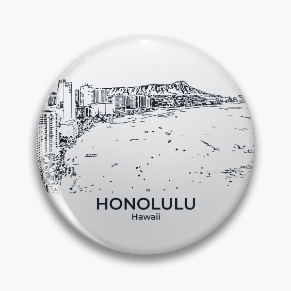 Item preview, Honolulu – Hawái designed and sold by Lakeric Cityscapes.
