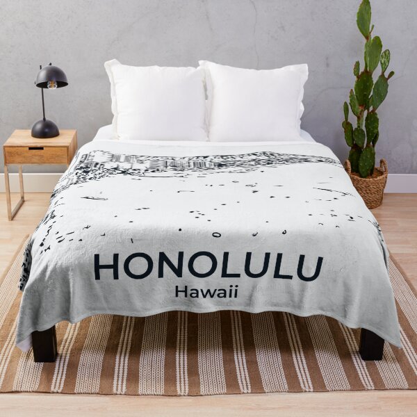 Artikelvorschau, Honolulu – Hawaii entworfen und verkauft von Lakeric Cityscapes.
