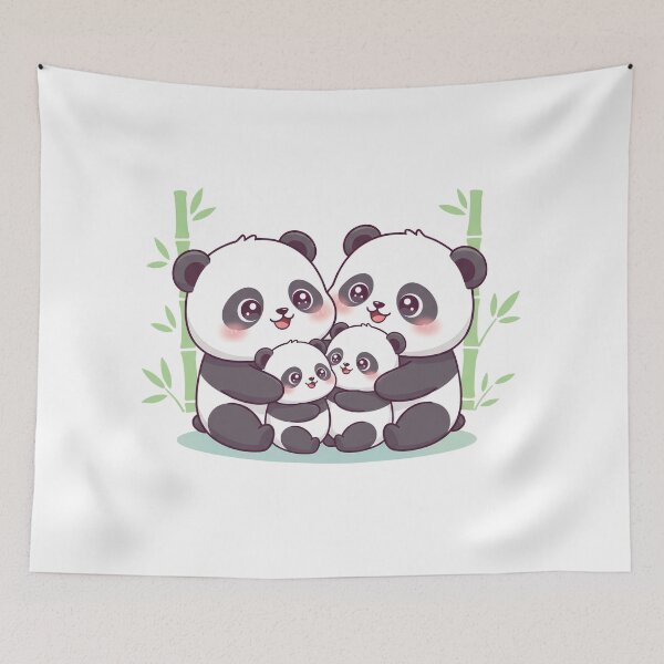 Item preview, Panda Family, Together We Are a Home Full of Love designed and sold by Dizartico.