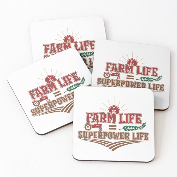 Item preview, Farm Life = Superpower Life Shirt – Funny Farmer T-Shirt for Agricultural Workers designed and sold by Muzgle.