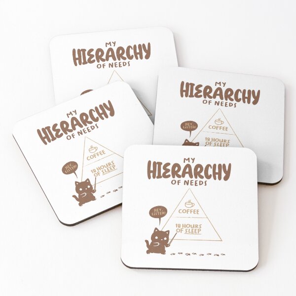 Item preview, My Hierarchy Of Needs Funny Cat by Tobe Fonseca designed and sold by Tobe Fonseca®.
