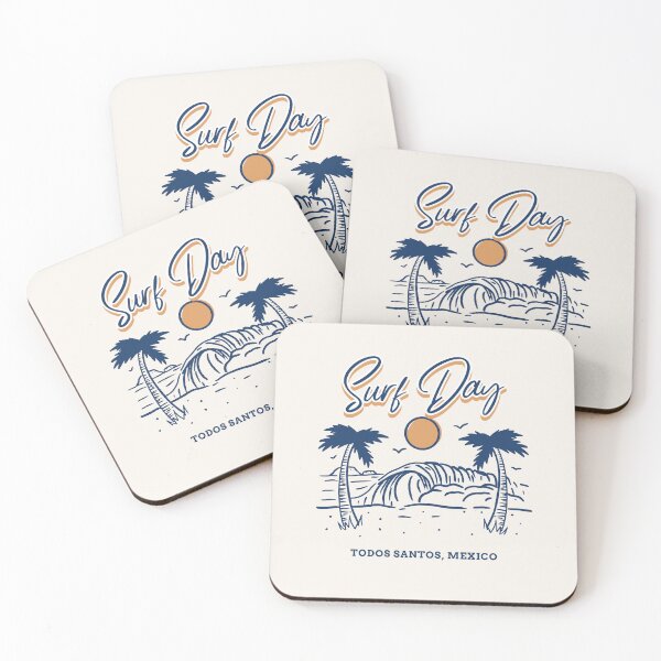 Item preview, Retro Surf Day Todos Santos Mexico Graphic designed and sold by Bold & Brewed.