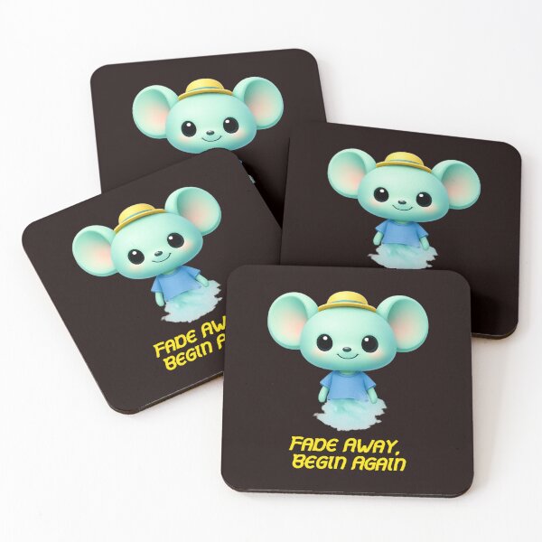 Item preview, Zippy Mouse Fade Away Pastel Mouse Design, Zippy Graphic Tee designed and sold by Zippy Creation.