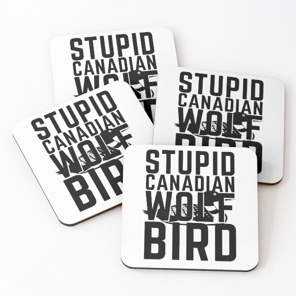 Item preview, "Stupid Canadian Wolf Bird" Quote (Heated Rivalry) designed and sold by uponastar4you.
