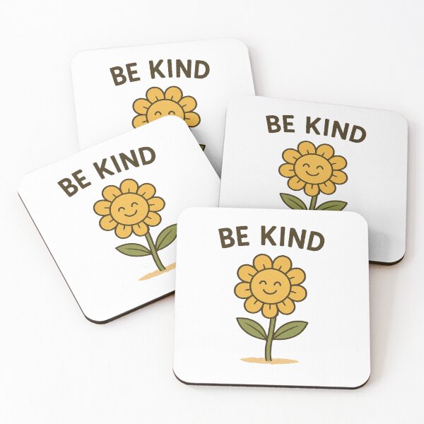Item preview, BE KIND FLOWER WITH A SMILING FACE designed and sold by porjuleshop.