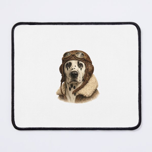 Item preview, Dalmatian Dog Soldier — Cartoon Military Helmet Character designed and sold by DogYouChose.