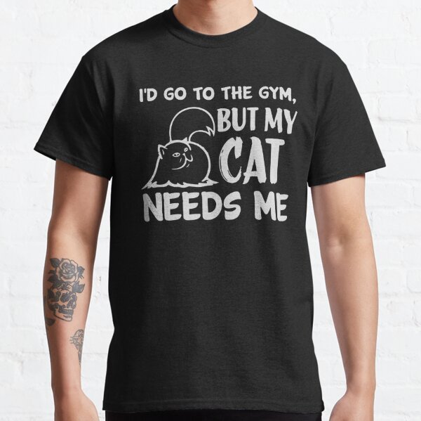 cat workout shirt