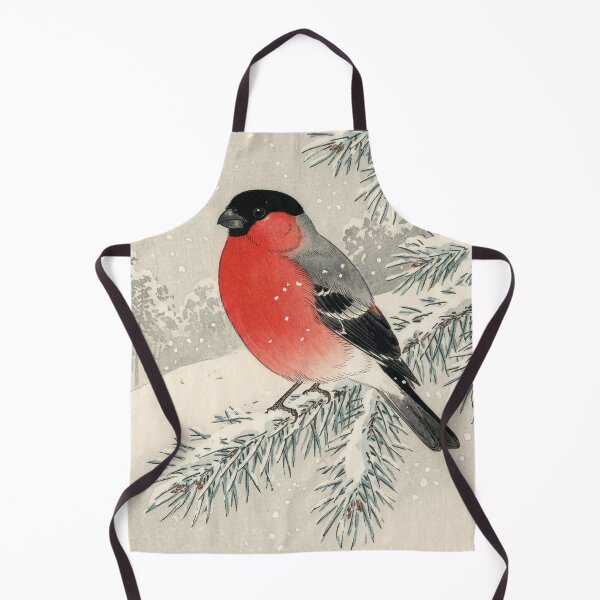 Item preview, Eurasian Bullfinch in Spruce Tree, after Ohara Koson designed and sold by Tridentulus.