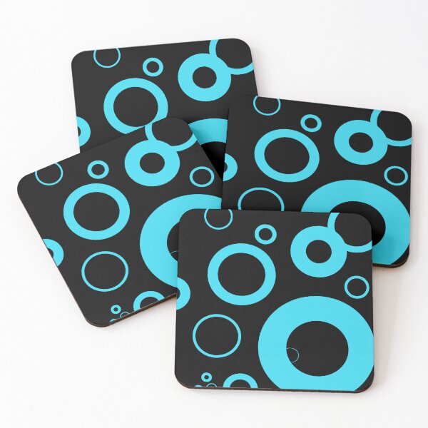 Item preview, Circle pattern | light blue circles designed and sold by dfly-creations.